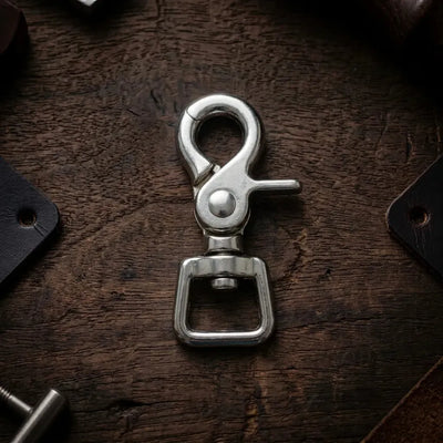 Vypouštěcí karabina 62 mm – chromovaná – CraftPoint