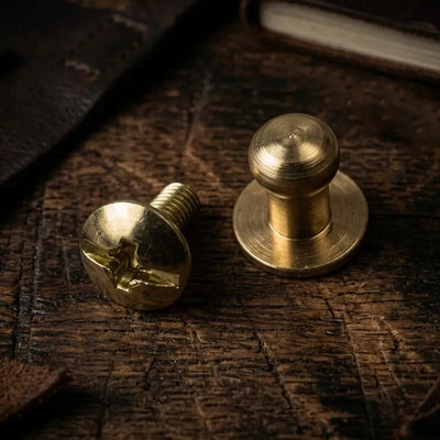 Sedlářský knoflík 6 mm - zlatý – CraftPoint