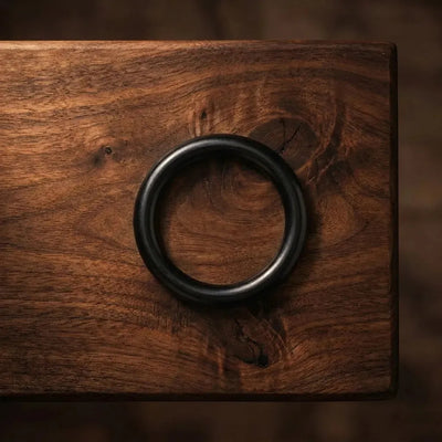 Sedlářský kroužek – černý 25 mm – CraftPoint
