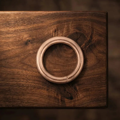 Sedlářský kroužek – růžové zlato 25 mm – CraftPoint