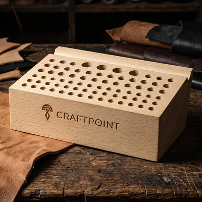 Organizér na nářadí na kůži CraftPoint - 76 otvorů – CraftPoint