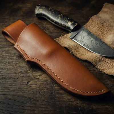 Sada na výrobu pouzdra na nůž – Koňak – CraftPoint