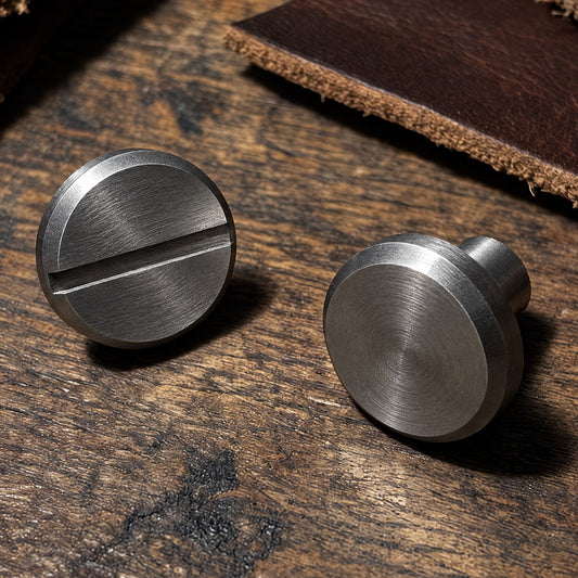 Šroubovací nýty 8/5 mm - stříbrné - nerezová ocel – CraftPoint