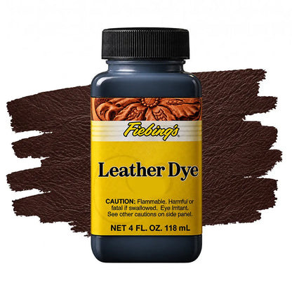 Fiebing's Leather Dye - Ciemnobrązowa farba do skóry - 118 ml – CraftPoint
