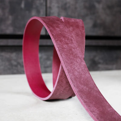 Kožený řemen Maya 3,5-4mm, 130-140cm, 33/38mm - Bordeaux – CraftPoint