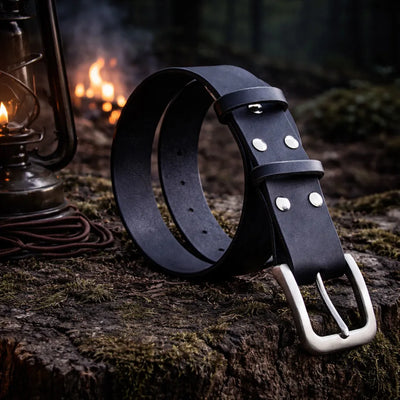 Opasek z pravé kůže: model Bushcraft - 4,5-5mm – CraftPoint