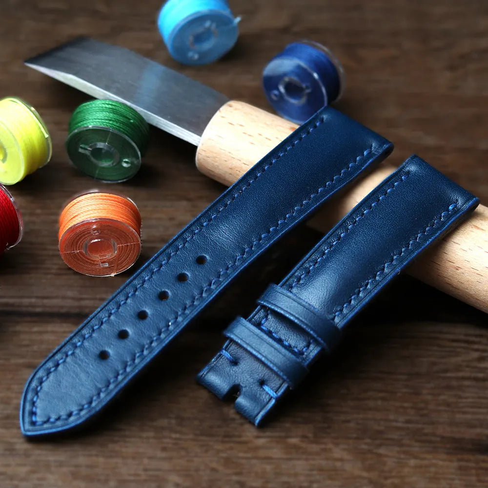 Skóra bydlęca 1.2 mm na paski do zegarka - Blu – CraftPoint