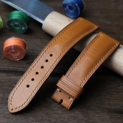 Skóra bydlęca 1.2 mm na paski do zegarka - Karmel – CraftPoint