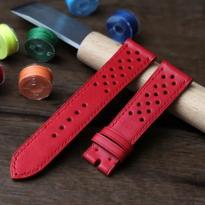 Skóra bydlęca licowa garbowana roślinnie 1.2 mm - Rosso – CraftPoint