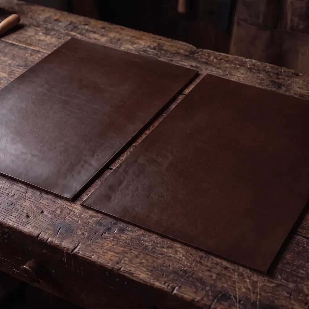 Přírodní kůže Nappa - 1,2mm - chromočiněná - hnědá – CraftPoint