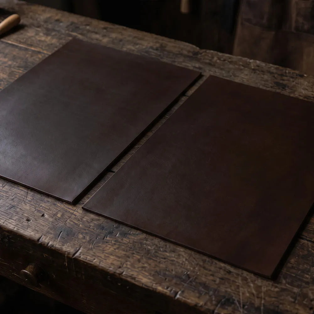 Přírodní kůže Nappa - 1,2mm - chromočiněná - tmavě hnědá – CraftPoint