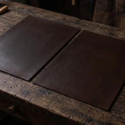 Přírodní kůže Nappa - 1,2mm - chromočiněná - tmavě hnědá – CraftPoint