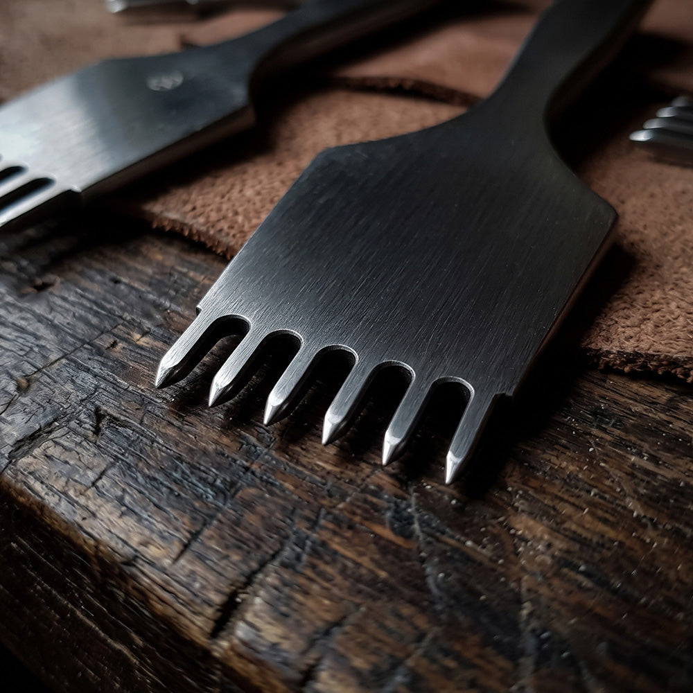 Děrovače na švy 5mm - sada 4 kusů (stříbrné) – CraftPoint